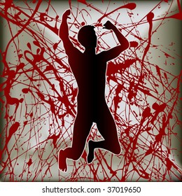 Pain Grunge Background