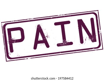 pain grunge stamp with on vector illustration
