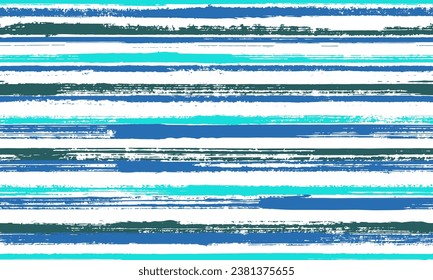 Pain hand drawn grunge stripes vector seamless pattern. Beautiful kids clothes fabric design. Scratchy geometric grunge stripes, lines background swatch. Repeatable pattern.