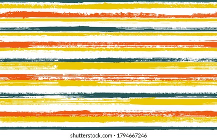 Schmerzen handgezeichnet unregelmäßige Streifen Vektor nahtlose Muster. Doodle serape ethnisches Textildesign. Retro geometrische unregelmäßige Streifen, Linien auf weißem Hintergrund. Wiederholbarer Ornament.
