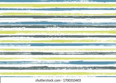 Pain handdrawn straight lines vector seamless pattern. Beautiful tartan plaid print design. Old style geometric straight lines, stripes on white background. Repeatable pattern.