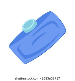 pain ice pack for injuries cartoon. recovery inflammation, soothing treatment, cooling wrap pain ice pack for injuries sign. isolated symbol vector illustration