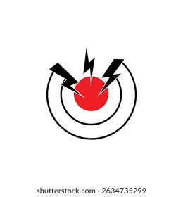 Diseño de icono de dolor. punto de dolor. Icono de Representación del Manejo del Dolor. Icono de analgésicos. cuerpo e icono de dolor.
