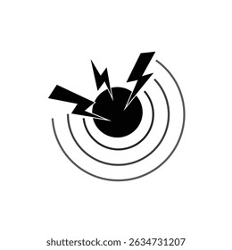 Pain Icon Design. pain point. Represents Pain Management.  body and pain icon. Analgesics icon on a white background, eps 10.