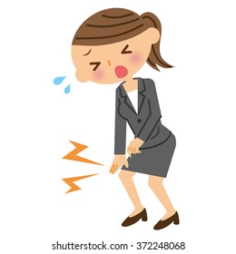 Pain in the knee.