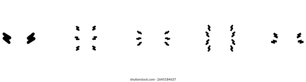 Pain location symbol set. Inflammation point vector icon. Pain joint symbol. Pain spot. 