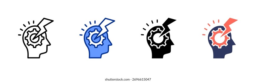 Pain Management icon sheet multiple style collection