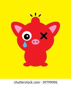 pain pig card