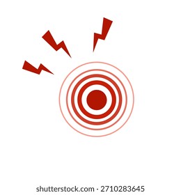pain point icon on the human body.