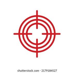 Pain Point Icon Pain Red Circle Stock Vector (royalty Free) 2179184527 