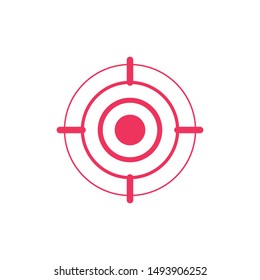 Pain rings vector illustration design template