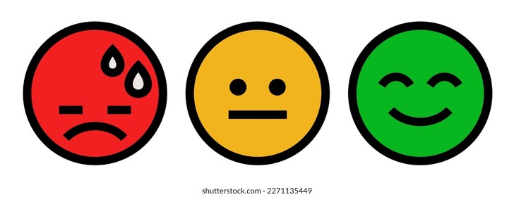 Pain scale or Rating scale. Vector clipart isolated on white background.