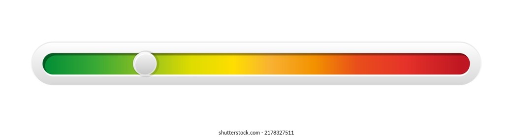 Pain scale vector illustration isolated on white background.