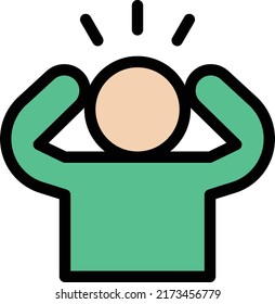 Pain Vector illustration on a transparent background.Premium quality symmbols.Stroke vector icon for concept and graphic design.
