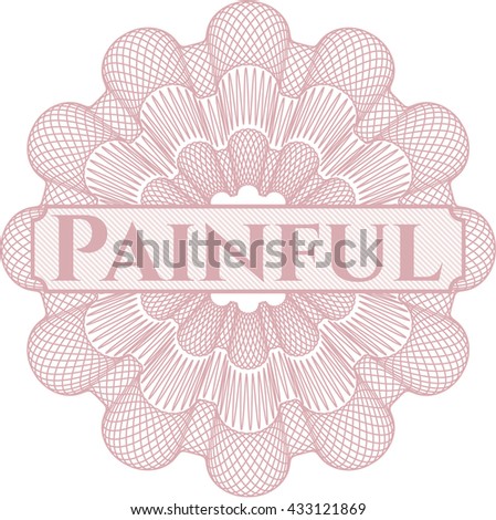 Painful abstract linear rosette