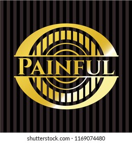 Painful gold badge or emblem