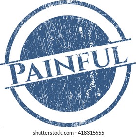 Painful rubber stamp