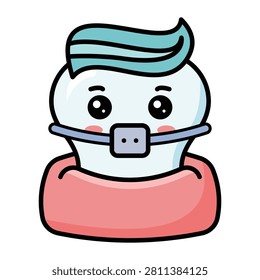 Painful tooth character with decay