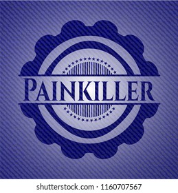 Painkiller emblem with jean texture
