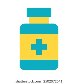 Painkiller Flat Icon Design For Personal nad Commercial Use