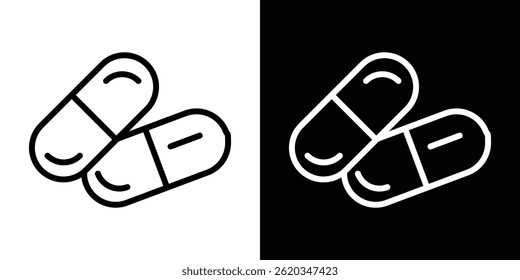 Painkiller icon vector for web and mobile app. Symbol isolated.