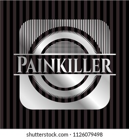 Painkiller silver shiny badge