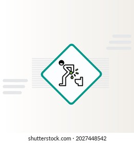 Painless Piles Treatment Icon Vector Design