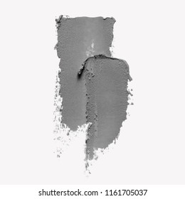 Paint abstract strokes isolated on background vector