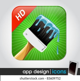 paint app icon for mobile devices