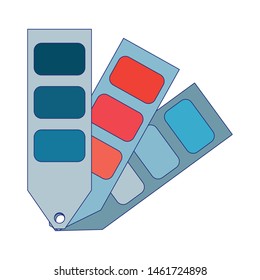 paint art creative decoration tool paint palette cartoon vector illustration graphic design