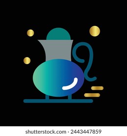 Herramientas de pintura, diseño - conjunto de iconos web de línea delgada. Contiene iconos como masjid, paleta de colores, pintura y más. Colección de iconos de esquema. Ilustración vectorial simple. Conjunto de iconos de arte de línea islámica.