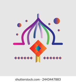 Paint art tools, design - thin line web icon set. Contains such Icons as masjid, Color palette, Paint and more. Outline icons collection. Simple vector illustration.Islamic Line Art Icons Set.