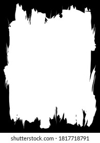 Paint background black and white