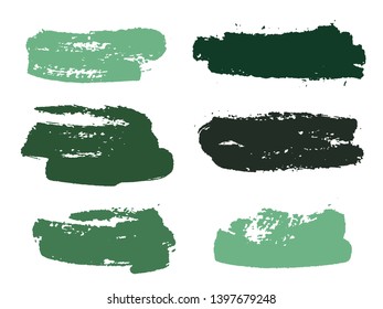 Paint background texture stains collection. Graffiti ink brush stroke smears. Dirty artistic design elements, boxes, borders for text. Watercolor texture paint ink stains isolated on white.