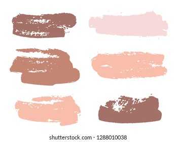 Paint background texture stains vector set. Cool ink brush stroke splashes. Dirty artistic elements for labels, tags, stamps design. Watercolor texture paint ink stains isolated on white.