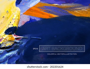 Paint background. Vector illustration