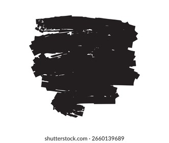 paint background zig zag grunge distressed clipart shape. Vector illustration
