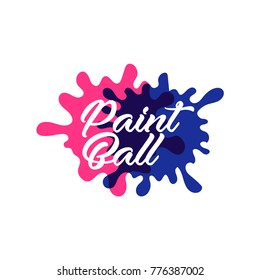 Paint ball Icon Logo Design Element