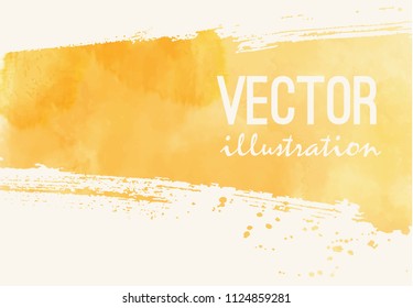 Paint banner. Brush stroke. Vector grunge background with place for your text.