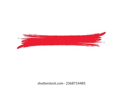 Paint banner. Brush stroke. Vector grunge spot with place for your text.