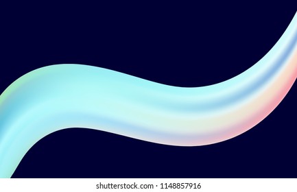 
Paint banner. Creative foil hologram background. Line pattern. Paint brush. Gradient in abstract style on light background. Soft color background. Hologram light vector background.