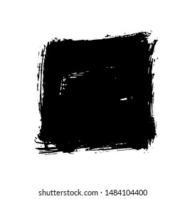 Paint banners. Vector brush strokes. Grunge spots with place for your text