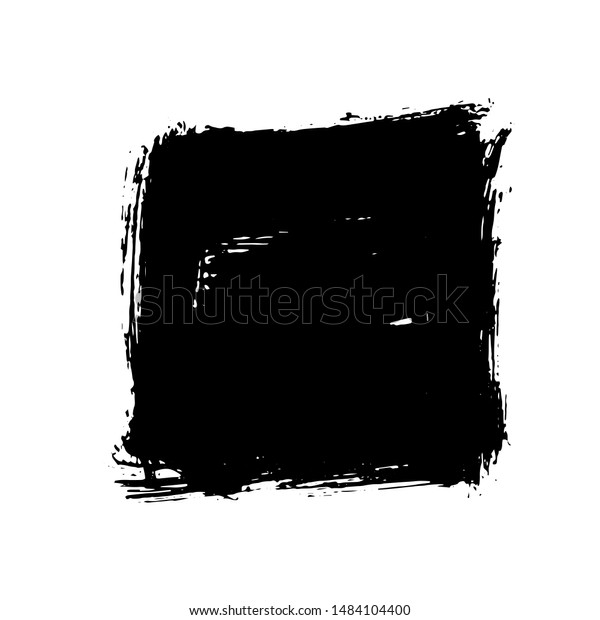 Paint Banners Vector Brush Strokes Grunge Stock Vector (Royalty Free ...