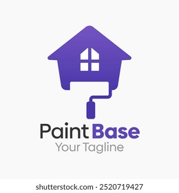 Paint Base Logo Design Template. Good for Business, Agency, Community and Organization