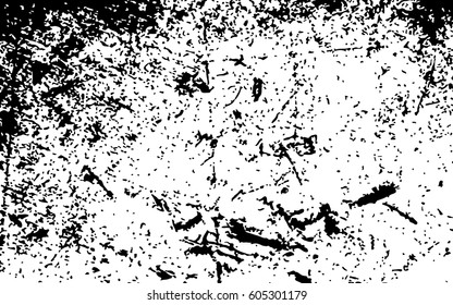 paint black color smeared. black splashes. white background. grunge texture. vector illustration