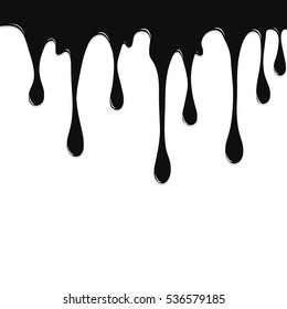 Paint Black colorful  dripping splatter , Color splash or Dropping  Background vector design