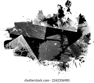 Paint Black.Grunge spotted Background.Texture Vector.Dust Overlay Distress Grain ,Simply Place illustration over any Object to Create grungy Effect .abstract,splattered ,dirty,poster for your design. 