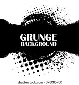 Paint Black.Grunge spotted Background.Texture Vector.Dust Overlay Distress Grain ,Simply Place illustration over any Object to Create grungy Effect .abstract,splattered ,dirty,poster for your design. 