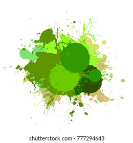 Paint blot.