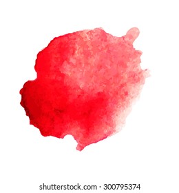 Paint blots. Abstract hand drawn watercolor background splash. Colorful spots in bright colors.